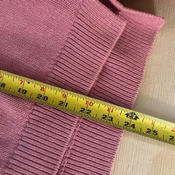 525 America Crewneck Sweater - Women's Large Red Pink Navy - Colorblock Knit - Picture 7 of 9